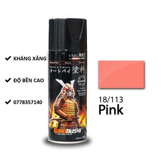 18/113 sơn xịt samurai màu hồng