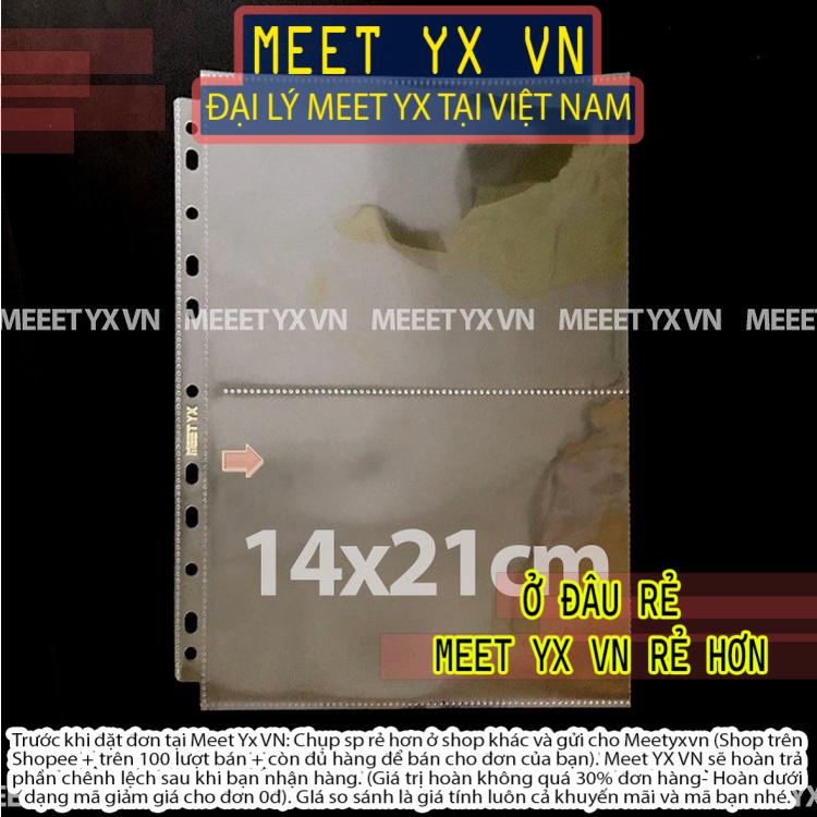 SHEET MEET YX 2 Ô A5 ĐỰNG POSTCARD/POSTER A5 CHO BÌA A4 (11 LỖ)