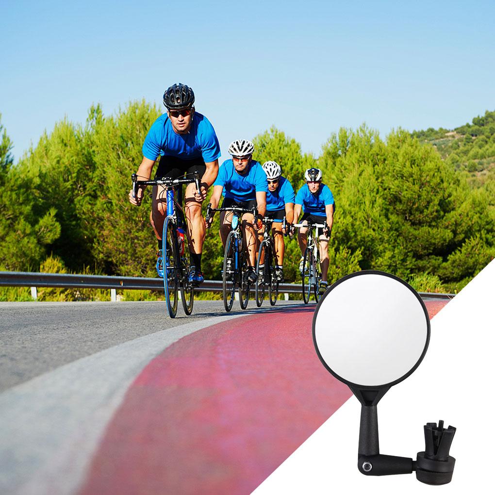 Gương Chiếu Hậu Khung Nhựa Gắn Tay Lái Xe Đạp Có Thể Xoay Được