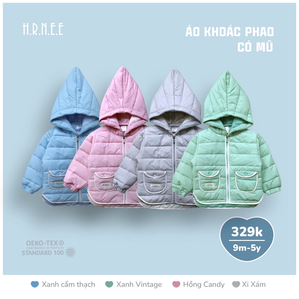 (HRNEE) Áo phao siêu nhẹ Hrnee cho bé