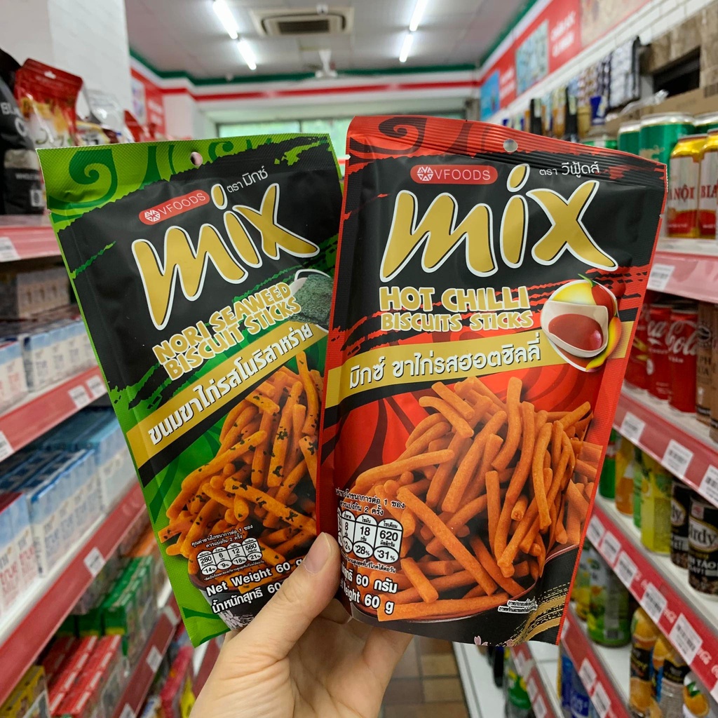Bánh que Bimbim mix Thái Lan gói 60g các vị