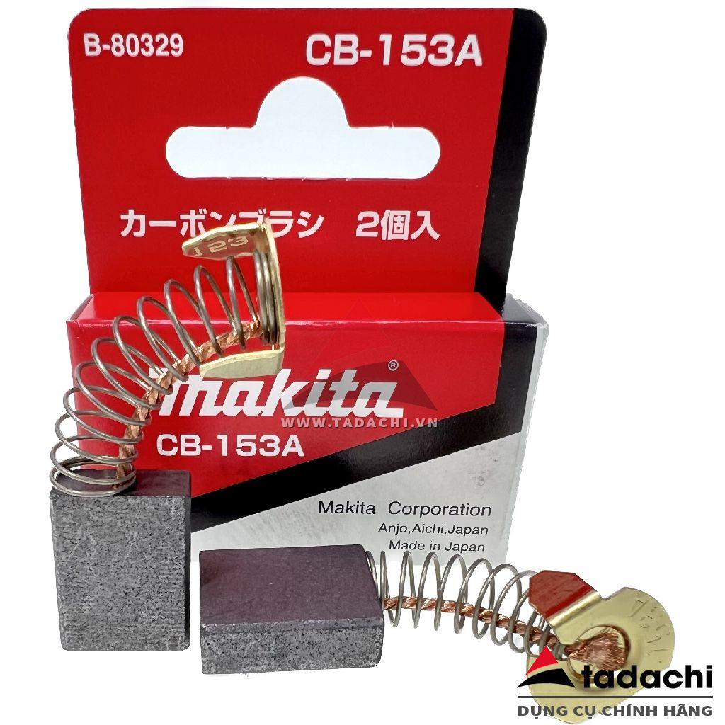 Chổi than CB-153A Makita B-80329 chính hãng | Tadachi