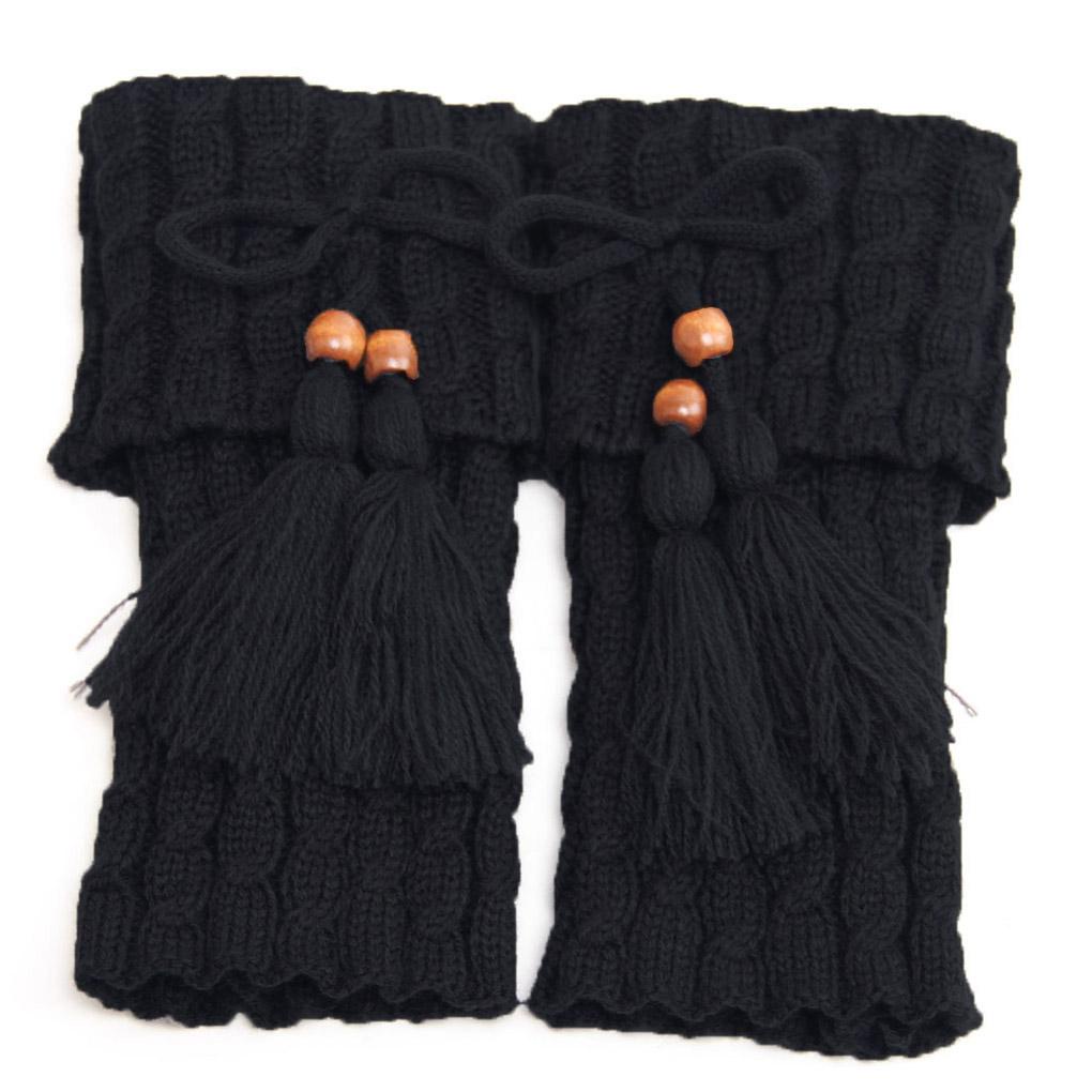 Tất Ống Chân Len Giữ Ấm Mang Bốt Cho Nữ