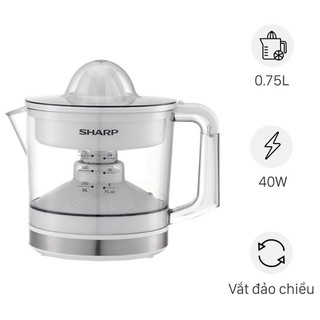 Máy vắt cam Sharp 0.75L EJ-J407-WH/BK công suất 40W