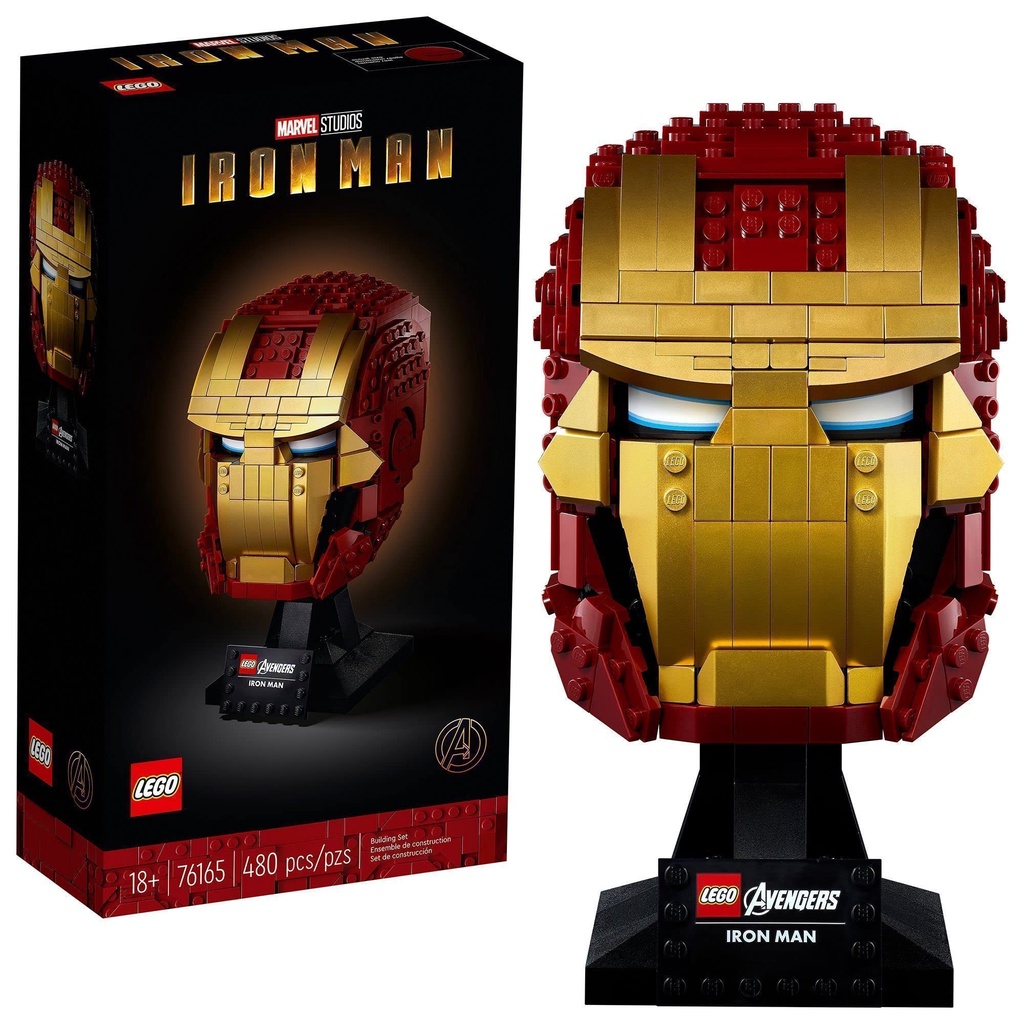 Lego 76165 Iron Man Helmet - Mặt Nạ Người Sắt ( Hàng có sẵn )