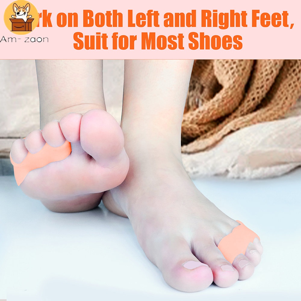 Set 2 Dụng Cụ Tách Ngón Chân Ba Lỗ Giảm Đau Hiệu Quả