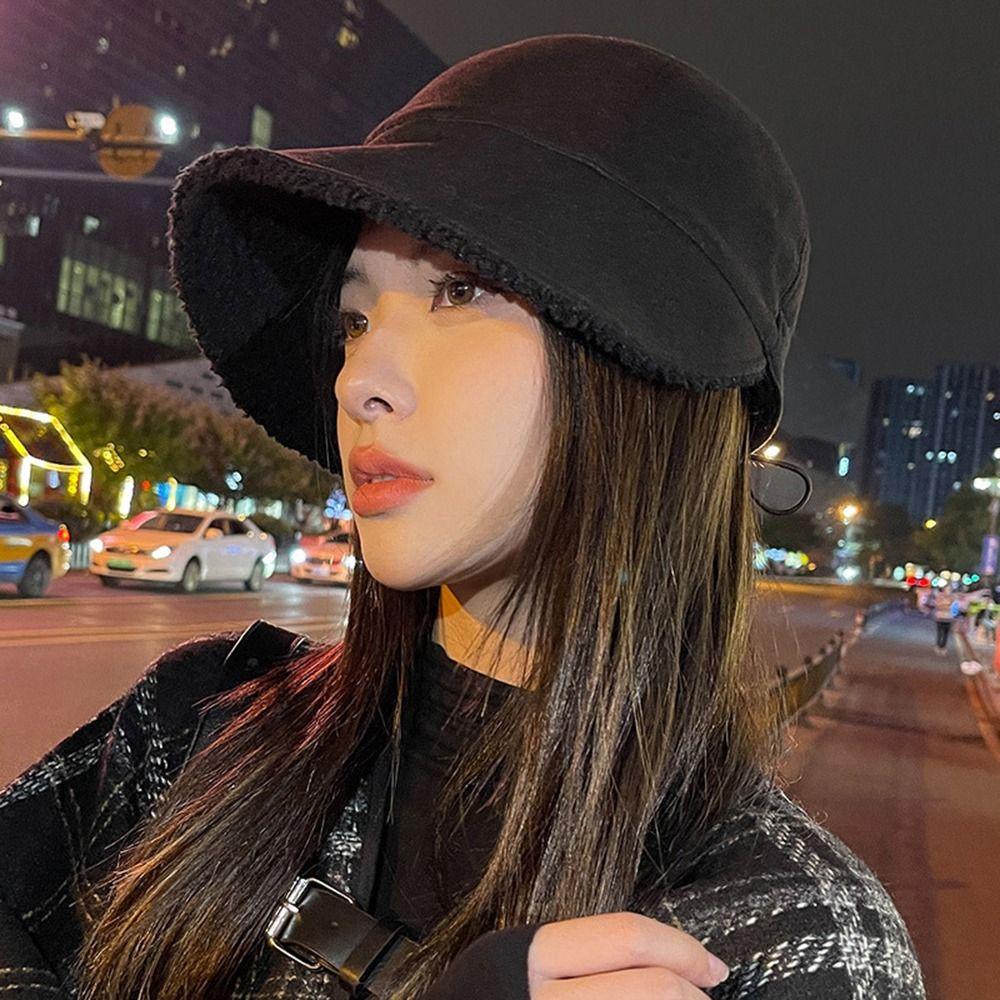 Mũ Tai Bèo Lót Nhung Mềm Mại Phong Cách Hàn Quốc Thời Trang Mùa Đông Cho Nữ