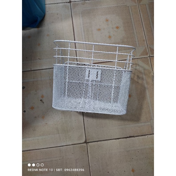 Giỏ xe đạp chất liệu thép sơn tĩnh điện