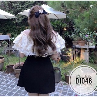 [ CHUBBY BIGSIZE ] ĐẦM TRỄ VAI TIỂU THƯ BIGSIZE