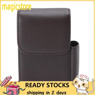 Magicstore Cigarette Case Box Light Weight Water Proof Portable Easy To Clean Retro Integrated with Holder for Storage