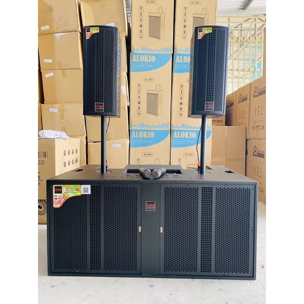 Loa kéo array Lovina KB21802, Loa karaoke 3 đường tiếng - Hàng Chính Hãng - Gia Khang Shop