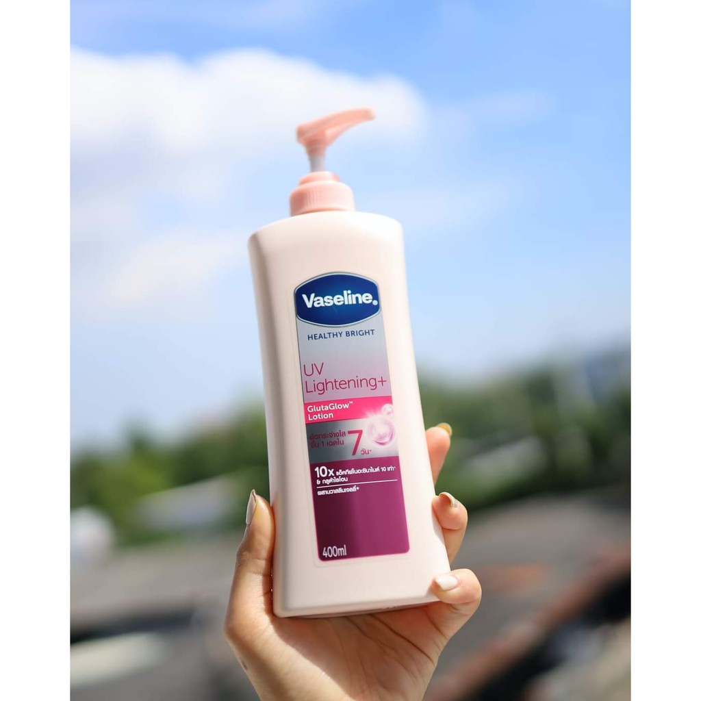 Sữa Dưỡng Thể Trắng Hồng Vaseline UV Lightening 10X Thái Lan 600ml