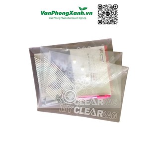Clear bag ( Túi khuy) Khổ Mỏng - Trung - Dầy (1 chiếc)