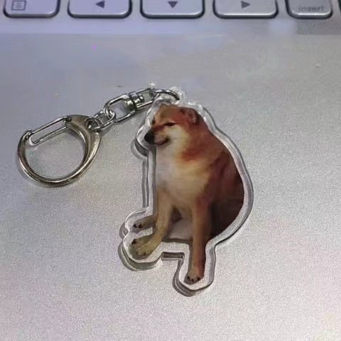 Móc Khóa Hình Chú Chó Shiba Inu Dễ Thương 4-5CM