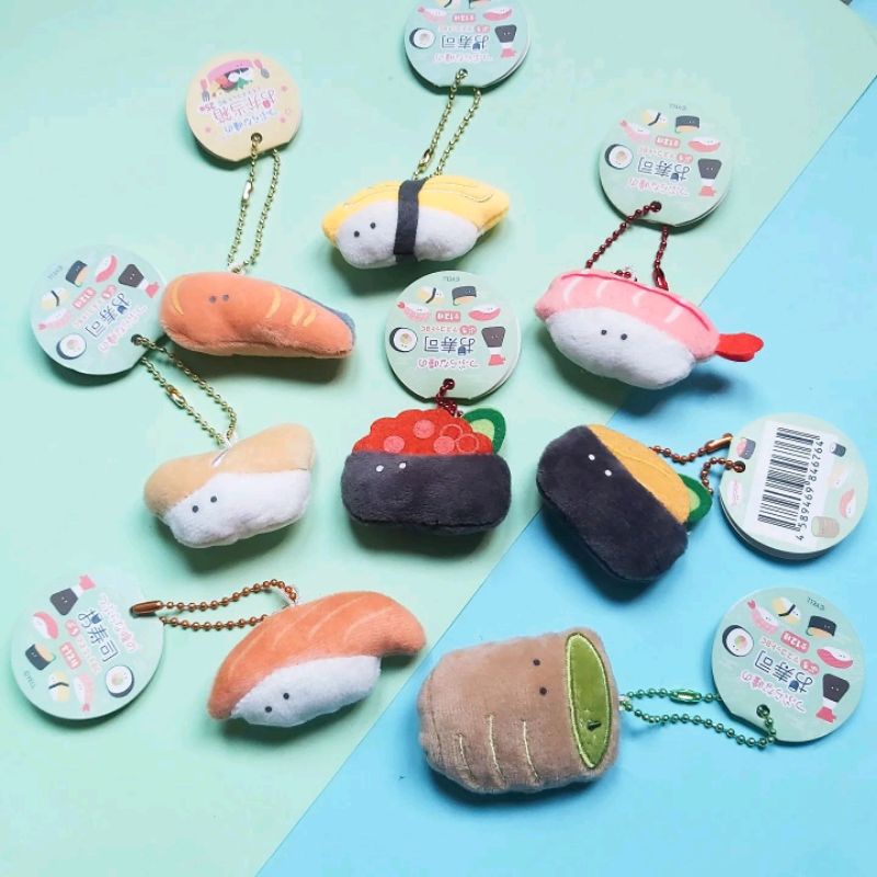 MÓC KHÓA DỄ THƯƠNG SUSHI VÀ ĐỒ ĂN NHẬT