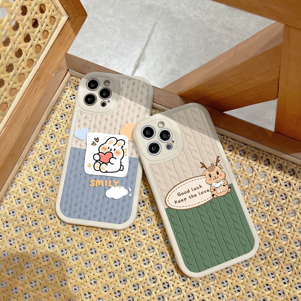 ốp lưng Vỏ cho ins phong cách kết cấu thời trang đơn giản tpu thả-proof trường hợp iPhone 11 12Pro 7plus 8plus 12 13pro 12promax 7g 6plus xs xr xsmax 11pro max