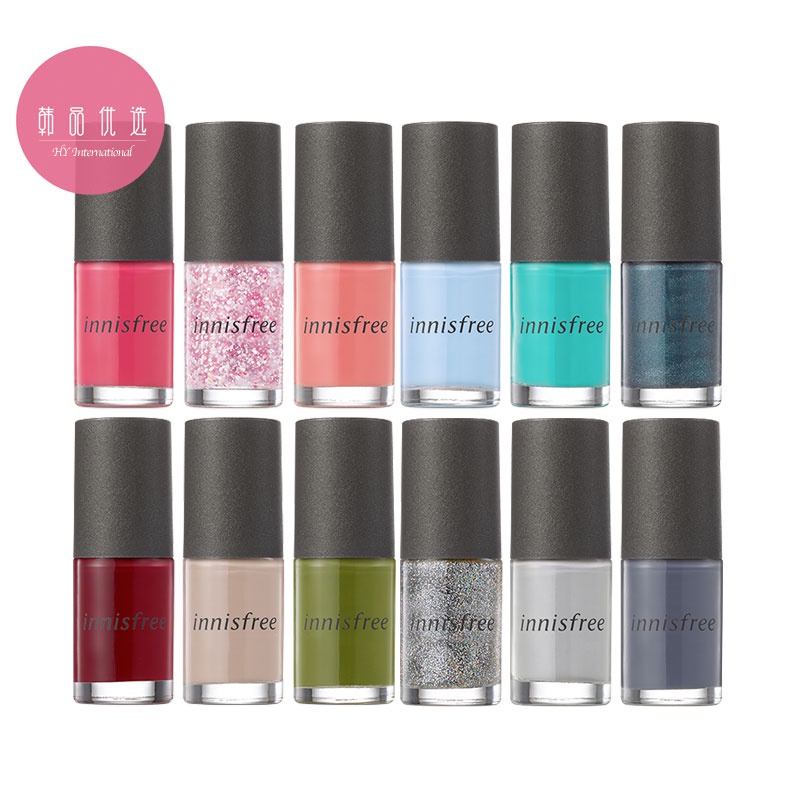 ❤️Mới❤️Sơn Móng Tay Innisfree 6ml Độ Bóng Cao Màu Sắc Sống Động