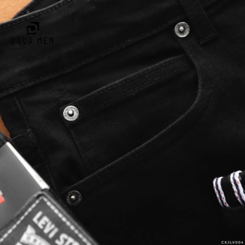 Quần Jean LEVIS PREMIUM 511 Đen Hàng Xuất Xịn CÓ BIG SIZE cao cấp Dolamen