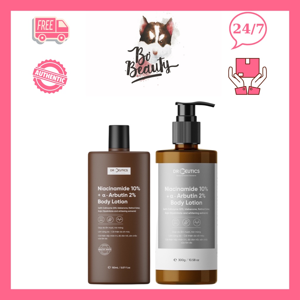 Sữa Dưỡng Thể Trắng Da DrCeutics Body Lotion Healthy White (150ml)