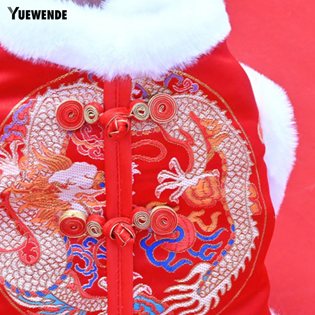 Bộ Đồ Phong Cách Trung Hoa Co Giãn Thoải Mái Cho Thú Cưng