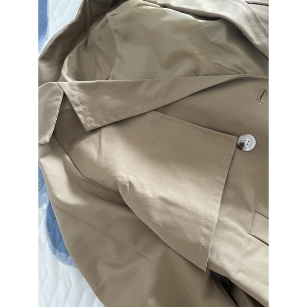 Áo măng tô dáng ngắn cho các b 1m50