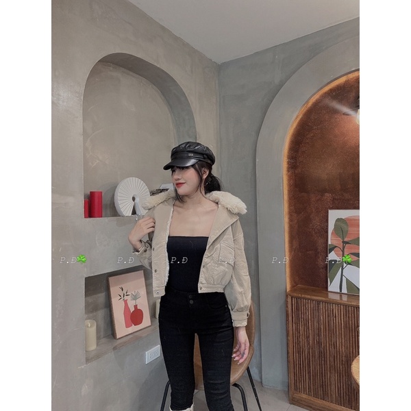☘️ÁO KHOÁC DA NHUNG LÓT LÔNG QUẢNG CHÂU☘️