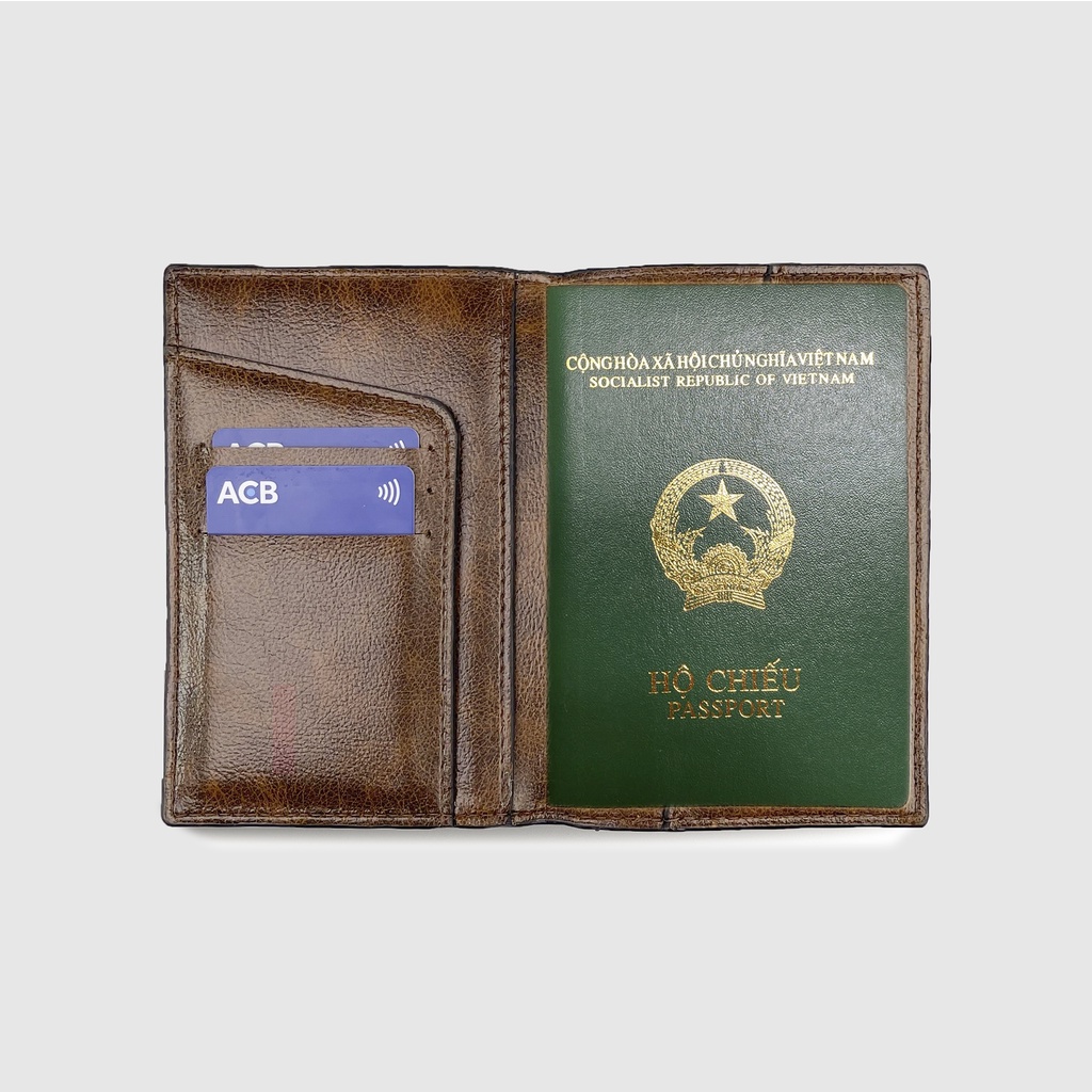 Ví Đựng Passport , Đựng Hộ Chiếu Da PU Cao Cấp Heika