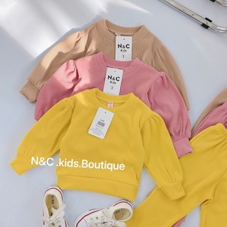 Set len nhung mềm mịn bé gái