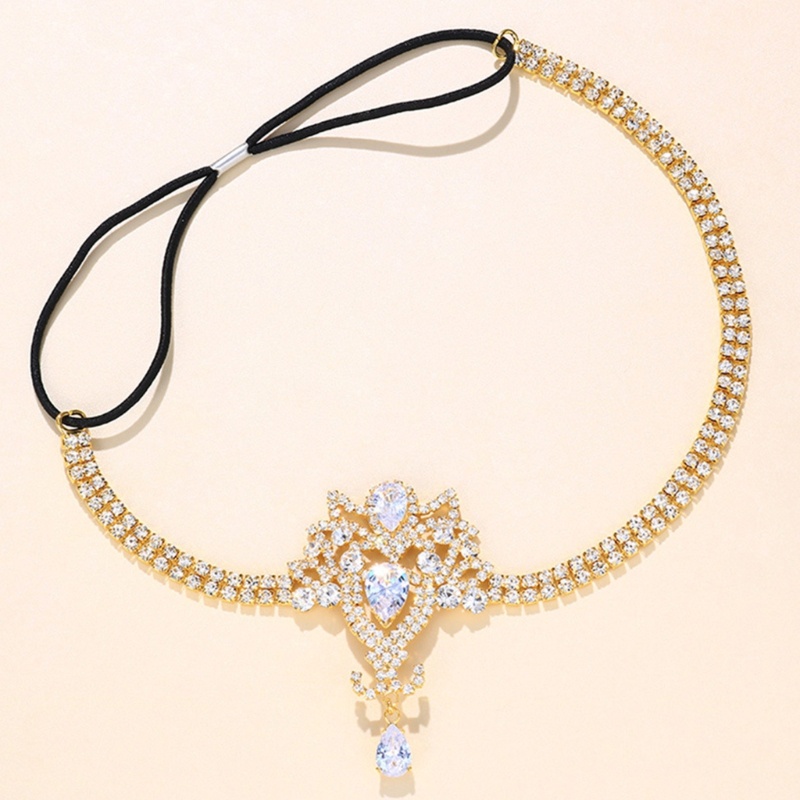 Dây Cài Tóc Đính Đá Lấp Lánh Dành Cho Cô Dâu