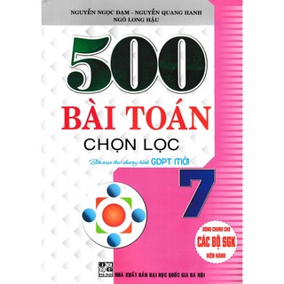 Sách-500 bài toán chọn lọc lớp 7