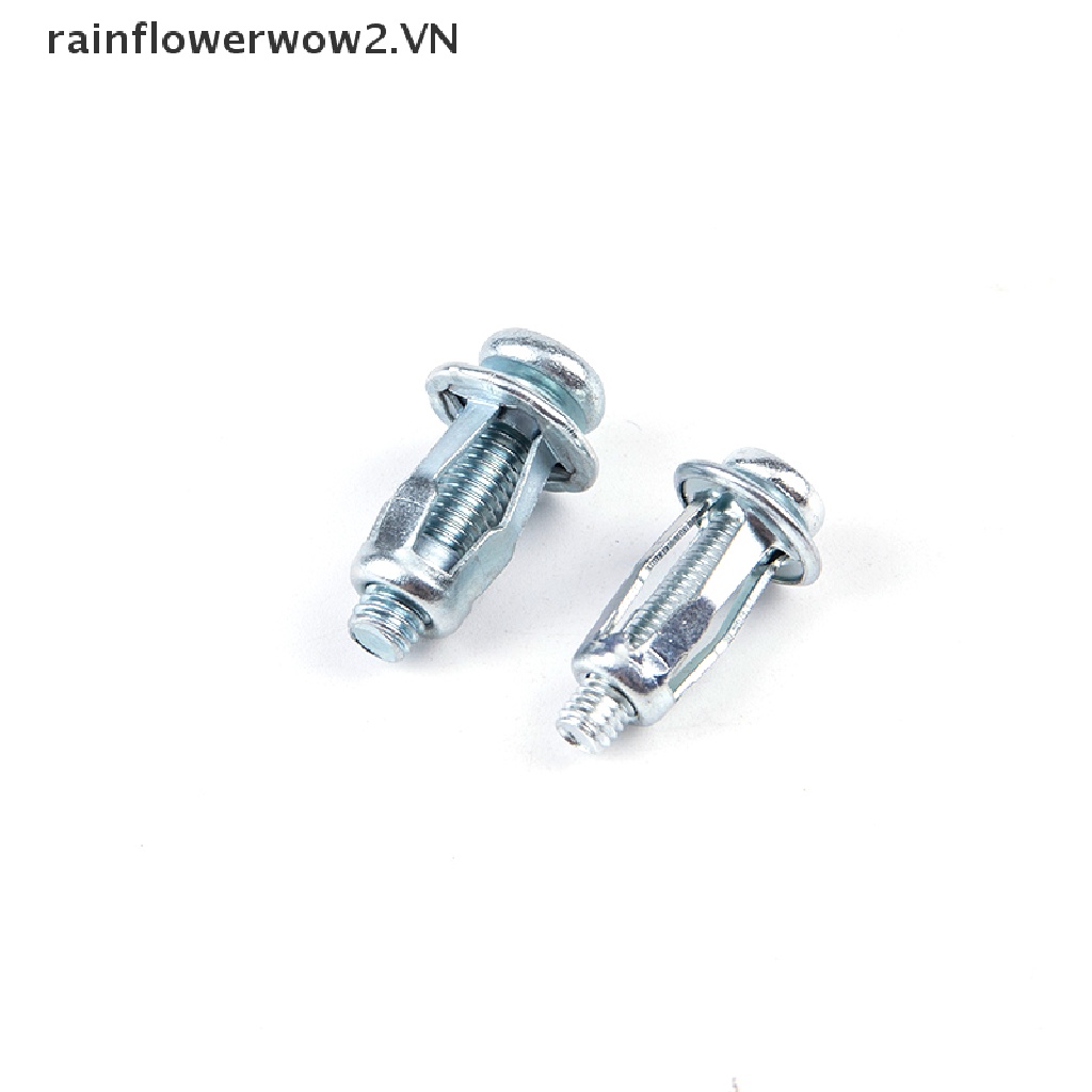 Bộ 10 Ốc Vít Kim Loại M5 / M6 Chuyên Dụng Cho Sửa Chữa Tường / Xe Hơi