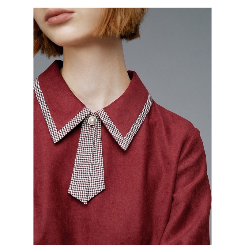 váy da lộn tqxk Seifini size S