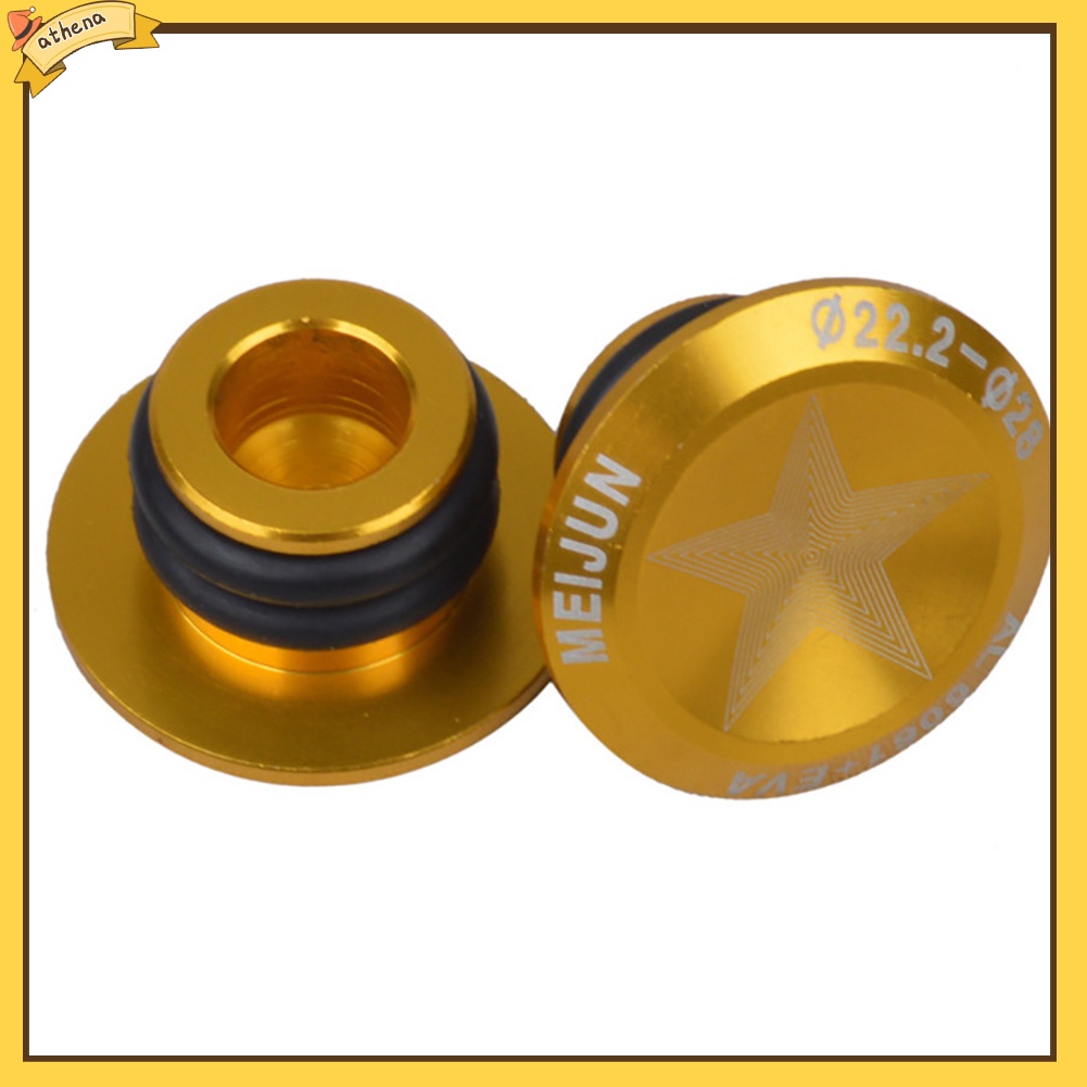 Bộ 2 Nút Bịt Đầu Tay Nắm Xe Đạp Leo Núi Bằng Hợp Kim Nhôm