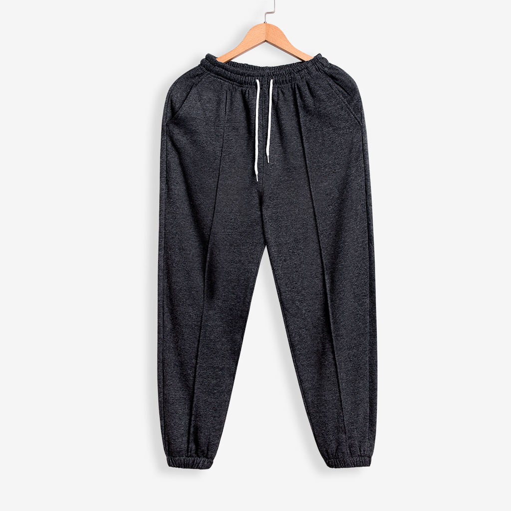 Quần Jogger nỉ nam ROUGH chất nỉ dày dặn ấm áp