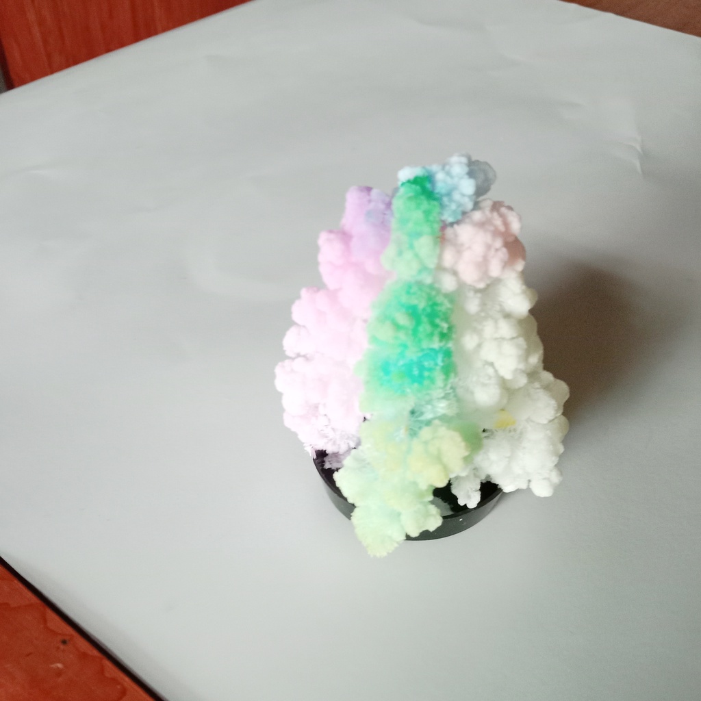 Cây thông giấy ma thuật trang trí bàn làm việc dùng làm quà tặng cho bé