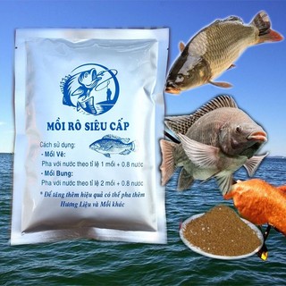 GÓI MỒI CÂU CÁ RÔ PHI SIÊU CẤP-RÔ PHI,CHÉP,TROI,MÈ-mồi câu cá thiên nhiên
