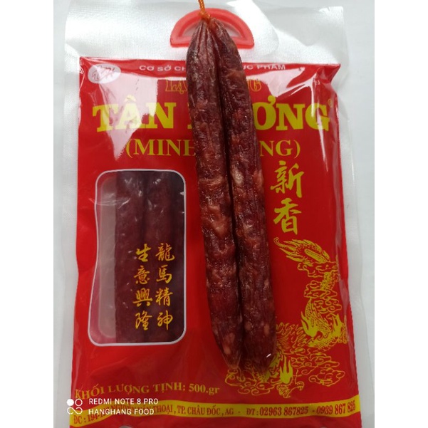 Lạp xưởng TÂN HƯƠNG bịch 500g đặc sản Châu Đốc