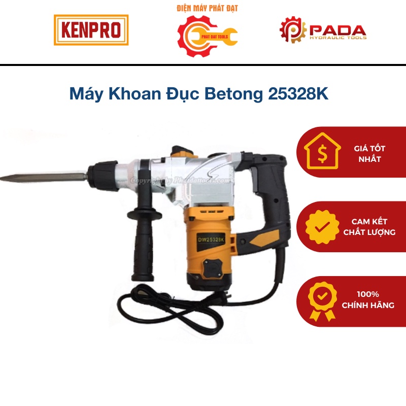 Máy Khoan Đục Betong 25328K Hai Chức Năng Hàng Chất Lượng Công Suất Lớn 1350W Bảo Hành 6 Tháng