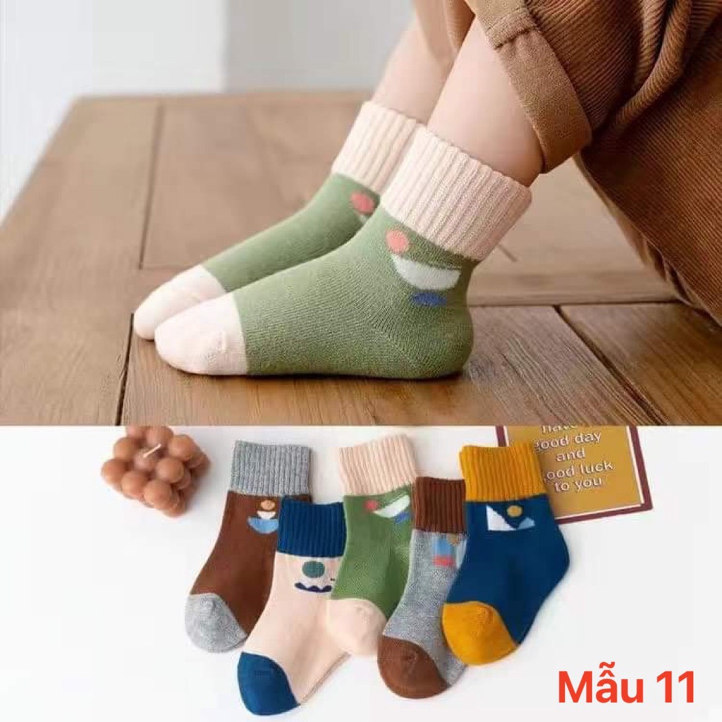 Tất chân trẻ em nhiều hoạ tiết màu cho bé trai & bé gái 1-12 tuổi (N01010)