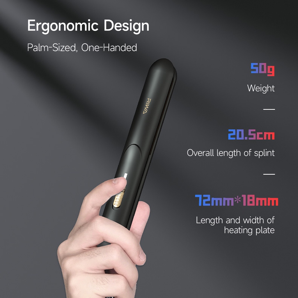 Xiaomi Youpin Máy kẹp duỗi và uốn tóc Riwa có kèm phụ kiện dành cho nam