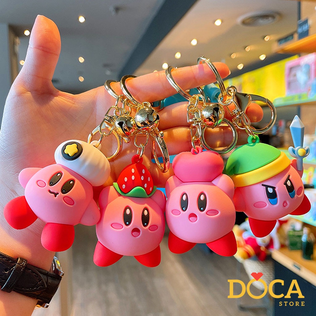 Móc khóa hoạt hình Kirby dễ thương MK46