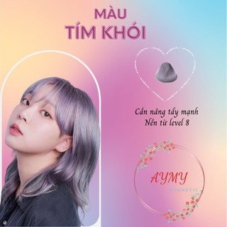 Thuốc nhuộm tóc tím khói sáng | cần tẩy tóc | aymy cosmetic