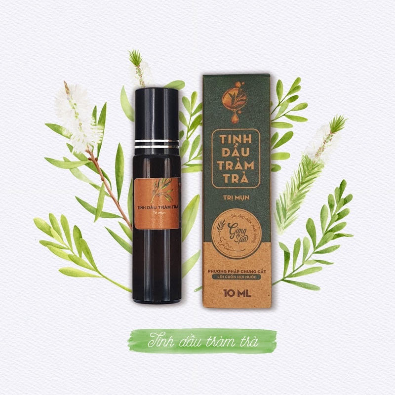 Tinh Dầu Tràm Trà Ngăn Ngừa Mụn - Gừng Spa