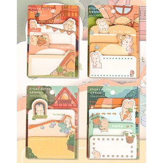 [SIÊU RẺ, SIÊU KUTE ]Giấy note nhiều kiểu dáng đáng yêu, nhiều cỡ
