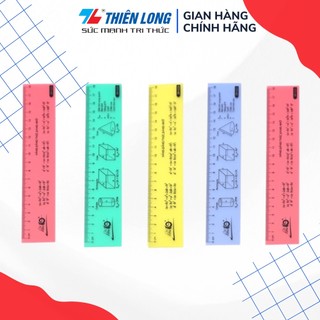 Thước dẻo pp điểm 10 sr-023 giao màu ngẫu nhiên