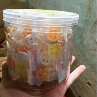 Kẹo candy smile mặt cười 1 lọ 100 viên