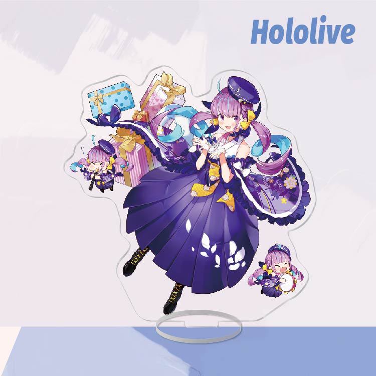 Mô Hình Đồ Chơi Nhân Vật Anime Hololive Vtuber Pekora Uruha Rushia Hosimati Suisei Bằng Acrylic Để Bàn Trang Trí