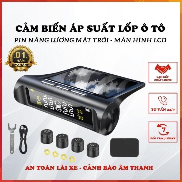 Cảm biến áp suất lốp 💓𝐅𝐑𝐄𝐄 𝐒𝐇𝐈𝐏 💓 Van Ngoài TPSM Màn Hình Led Màu - BH 1 năm - 1 đổi 1 30 ngày