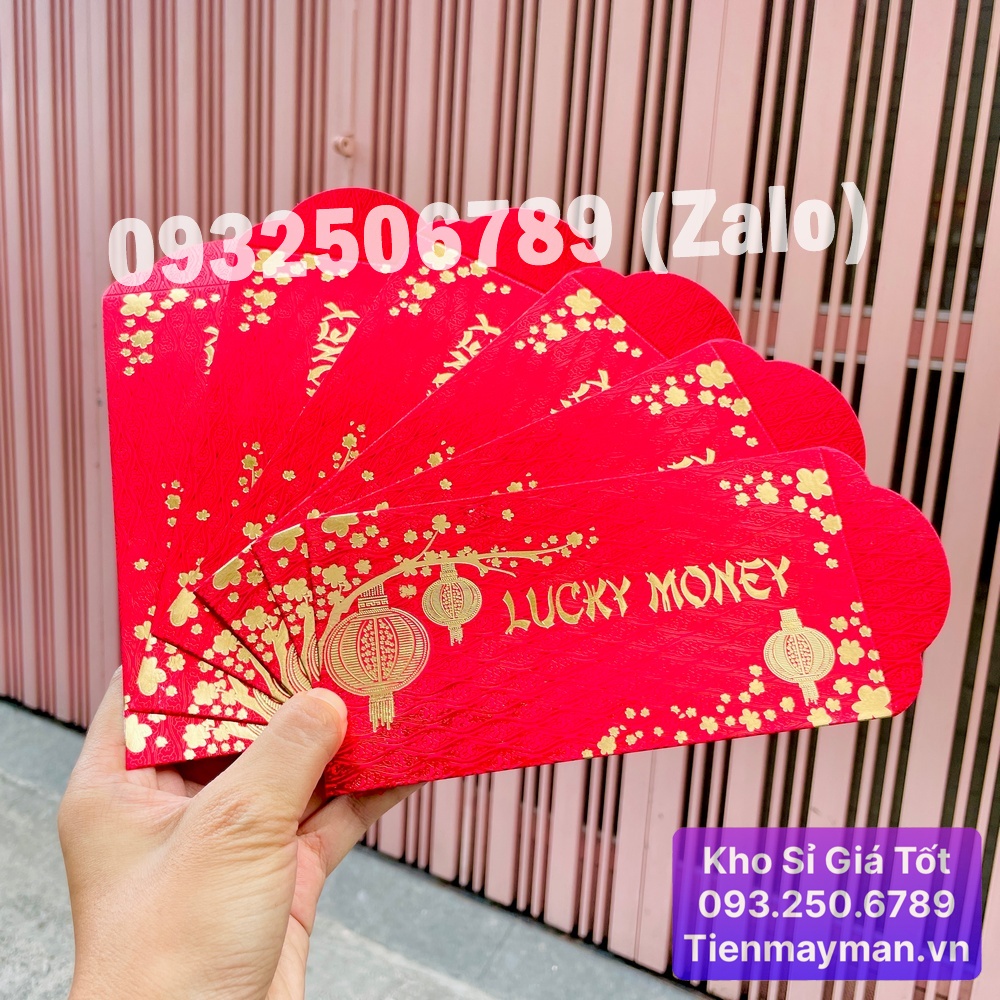 Bao Lì Xì Cao Cấp: Hồng Bao Lucky Money Ép Kim Sang Trọng. Thích Hợp Biếu, Tặng, Lì Xì Tết.