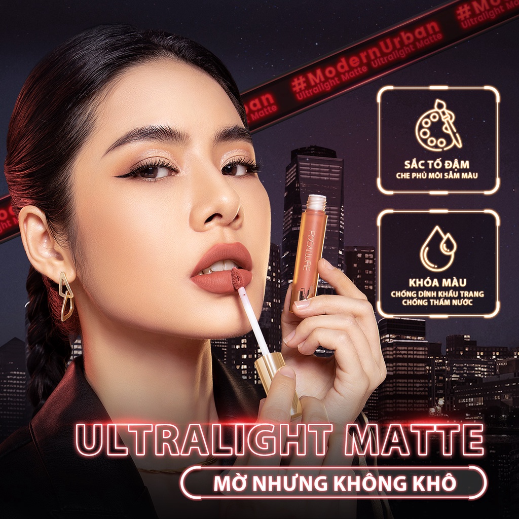 Son kem lì FOCALLURE siêu nhẹ kháng nước chống nhòe 2.8g